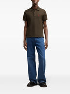 Polo Ami de coeur marron