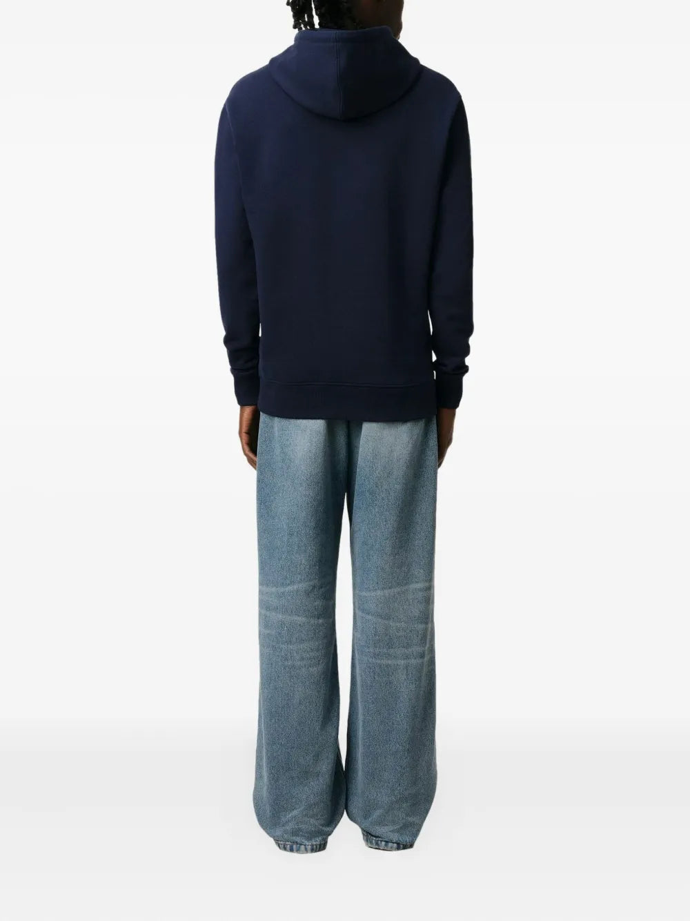 Sweatshirt com Capuz Azul Marinho