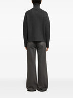 Grey Turtleneck Sweater