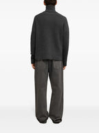 Grey Turtleneck Sweater