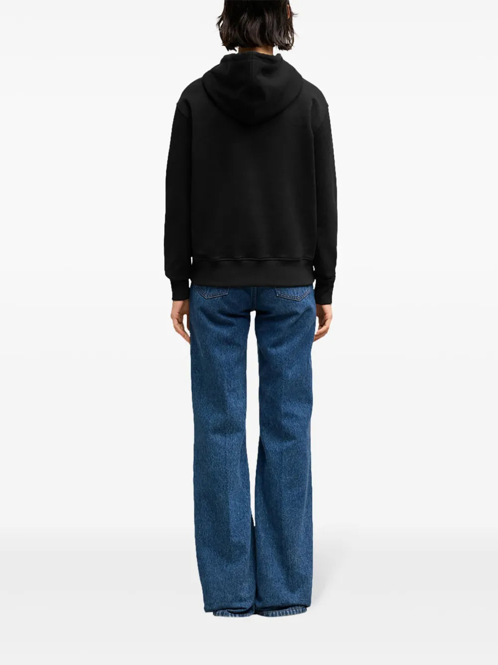 Imagem do sweatshirt com fecho de Ami PARIS para homens - Temporada Primavera-Verão 2025 - Vista de detalhe 7