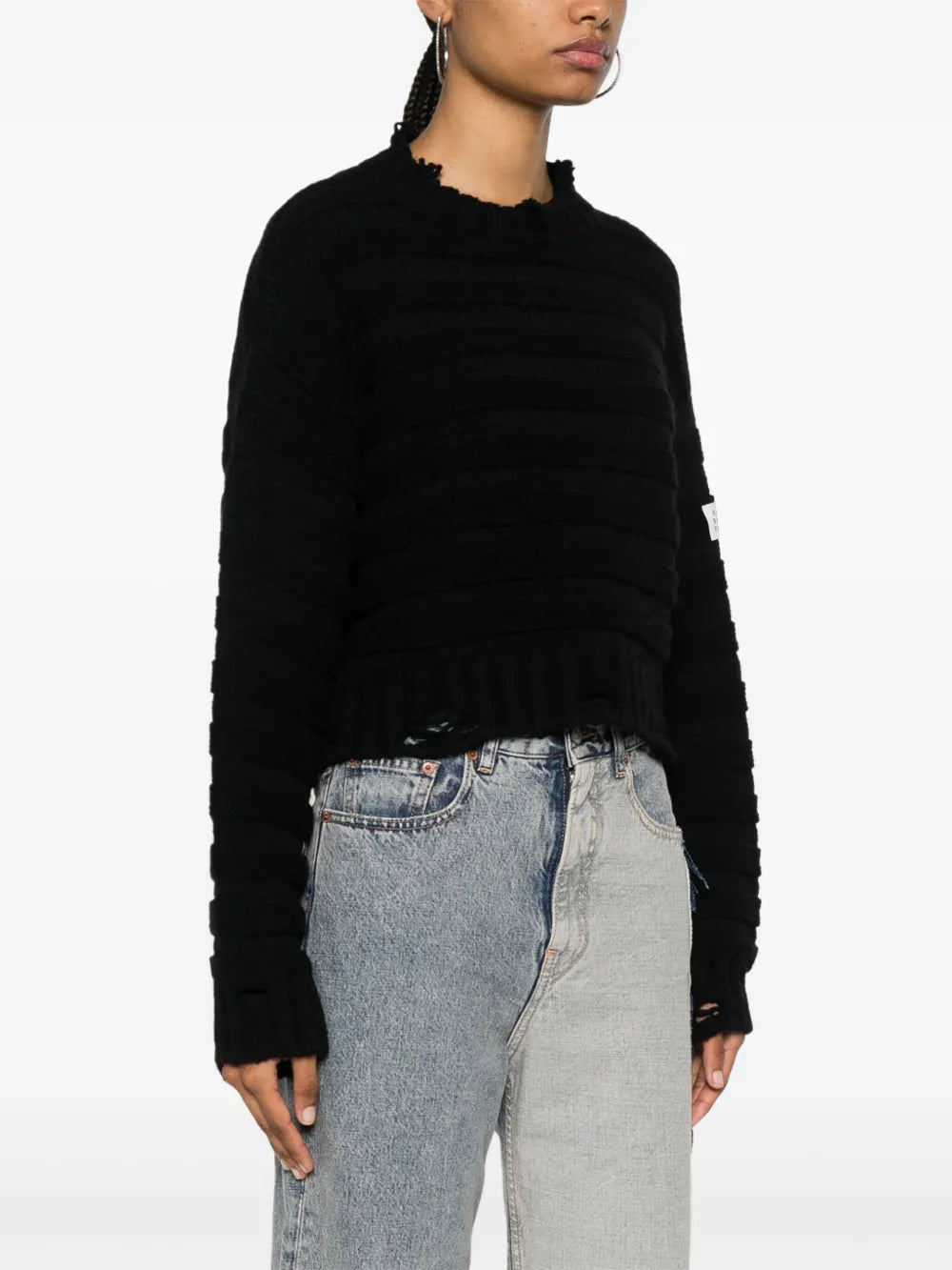 Black Wool Pullover