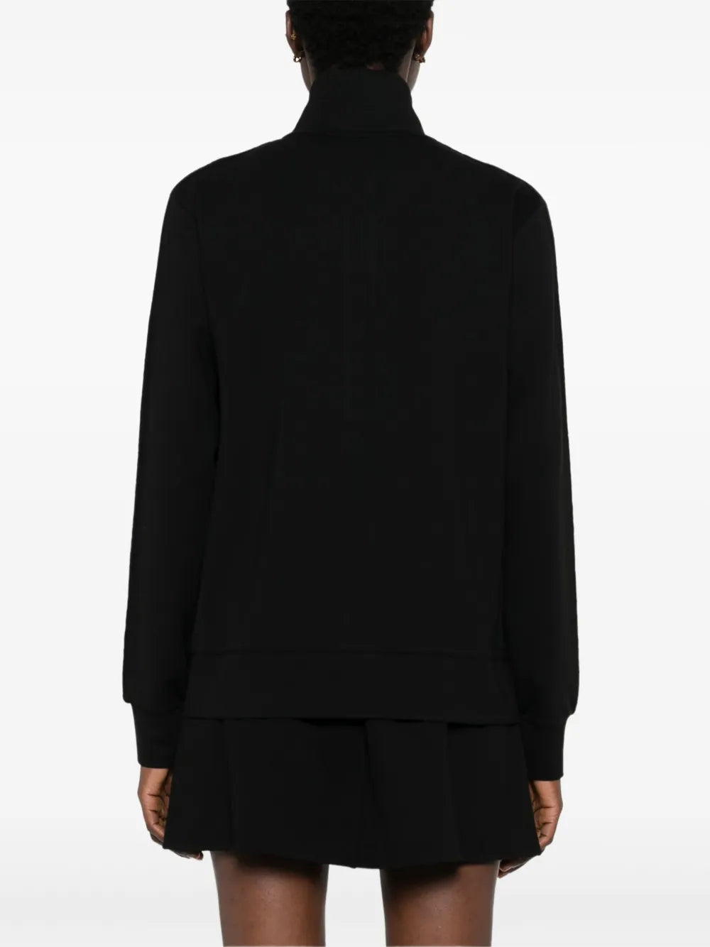 ブラックウールジップジャケット