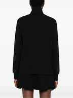 ブラックウールジップジャケット