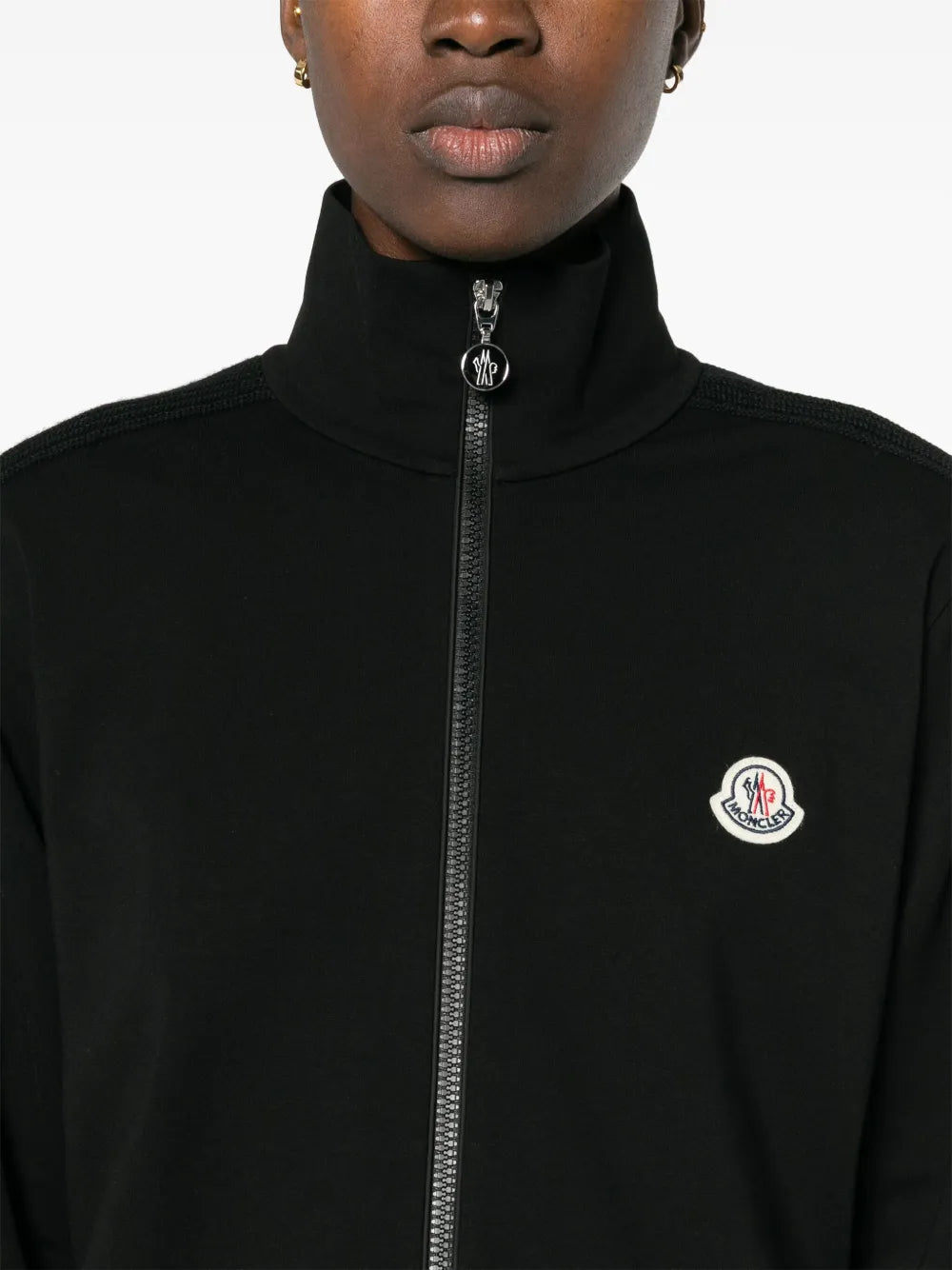 ブラックウールジップジャケット