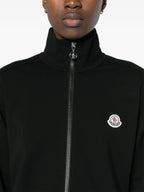 ブラックウールジップジャケット