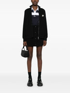 ブラックウールジップジャケット