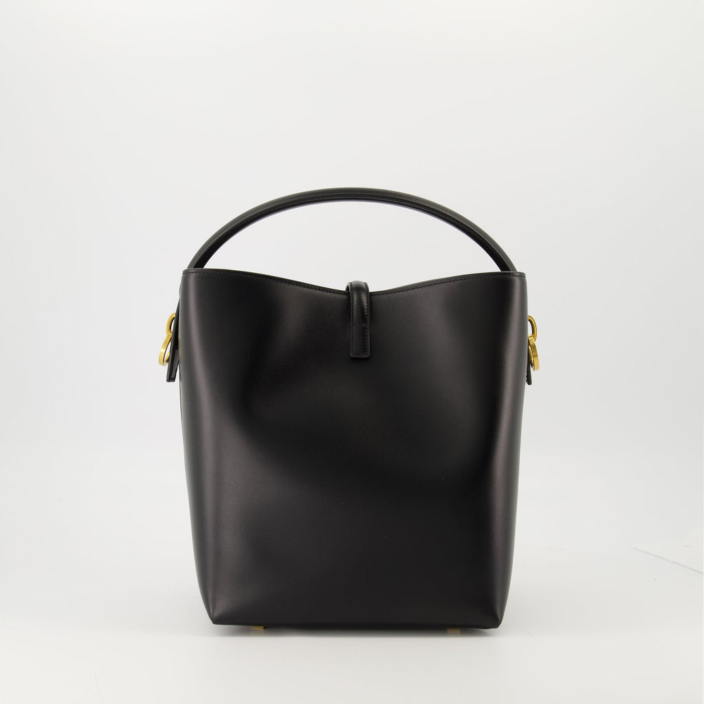 Sac le 37, Saint Laurent bag, black leather handbag, luxury accessories, smooth calfskin