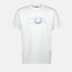 Dior T-shirt, Hylton Nel collaboration, White T-shirt, crew neck T-shirt, luxury fashion
