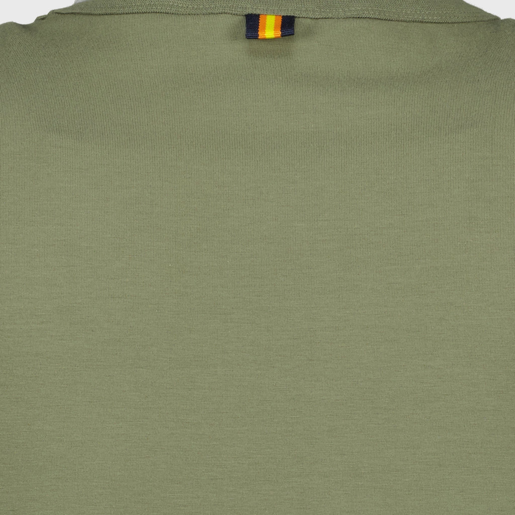 K-Way T-shirt, Adam Light, Cotton Jersey, Casual Wear, Kaki Color