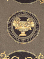 여성을 위한 베르사체의 신화적 프린트가 있는 오버사이즈 티셔츠 이미지 - 2024 가을-겨울 시즌 - 상세 보기 7