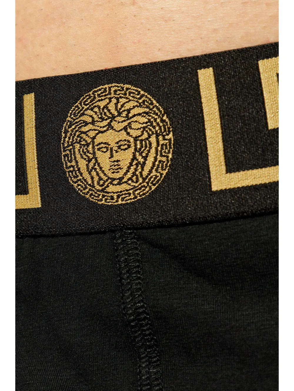Versace, Black Boxers, Cotton Blend, Boxer Set, Autumn Winter 2024