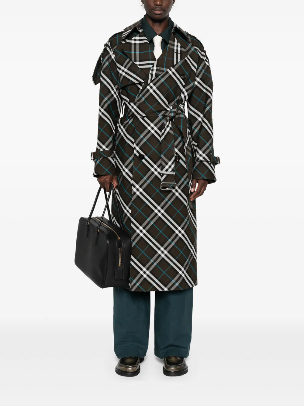 【美品】BURBERRY 黒 トレンチコート チェック柄内側 ロングチェック柄トレンチコート - Burberry - レディース | WE IN STYLE