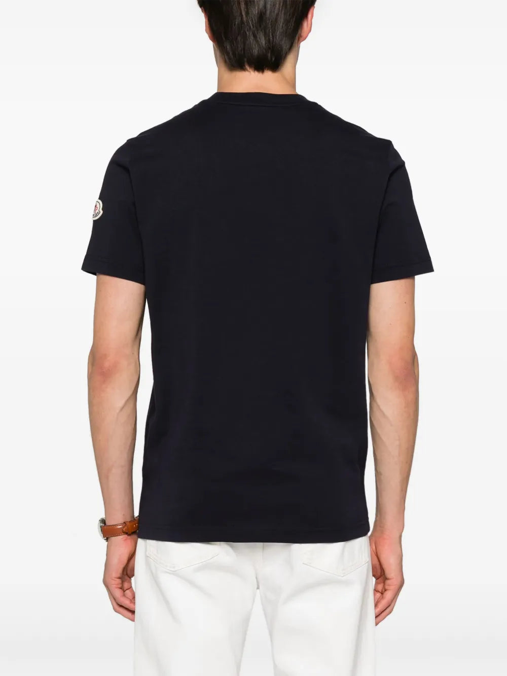 네이비 로고 티셔츠