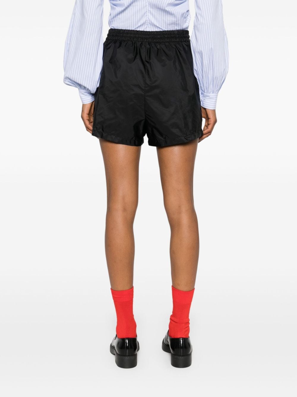 Image of Re-Nylon Shorts in Black by Prada for Women - Season Autumn-Winter 2024 - Detail View 10