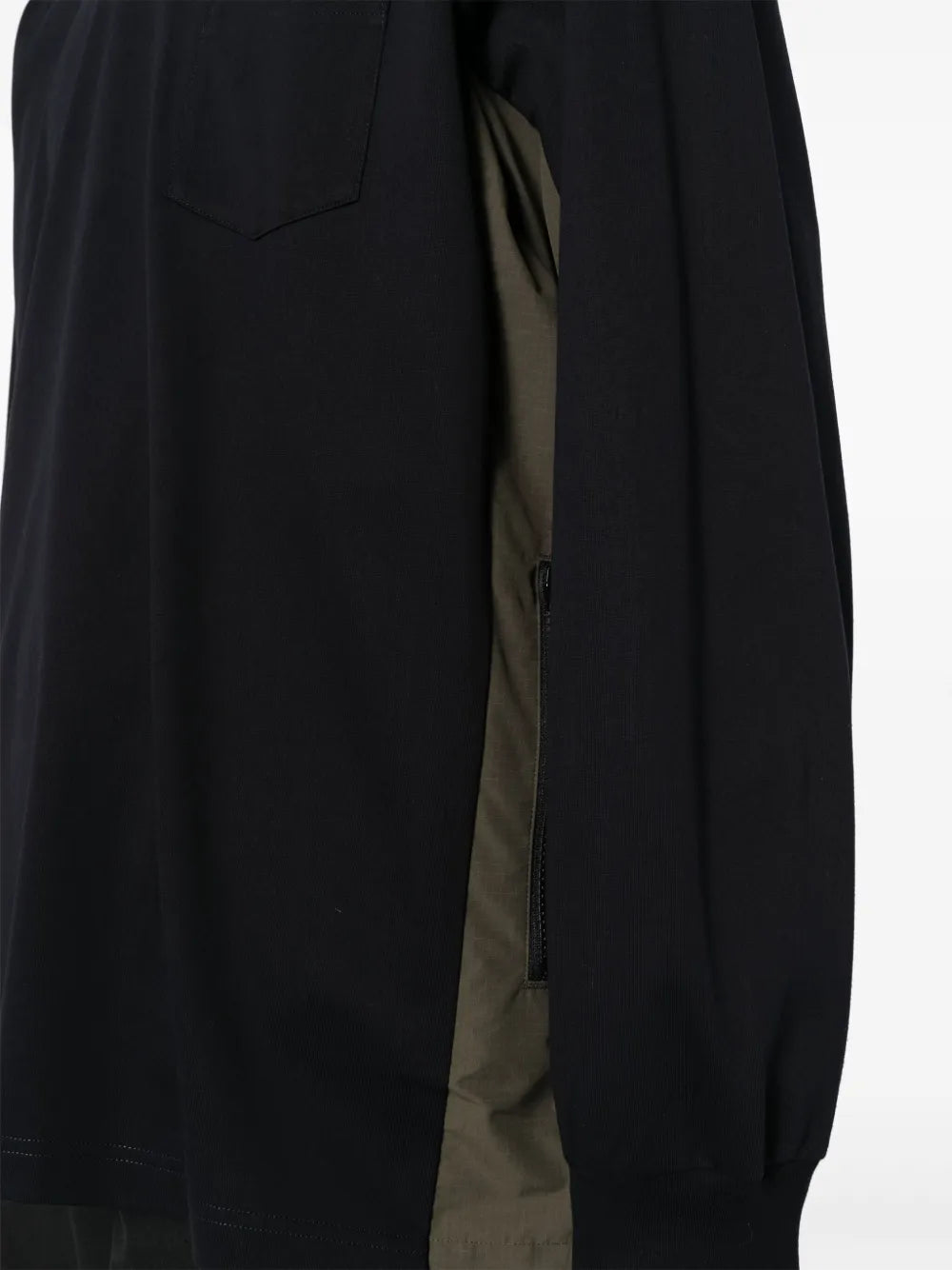 バイカラーロングスリーブTシャツ