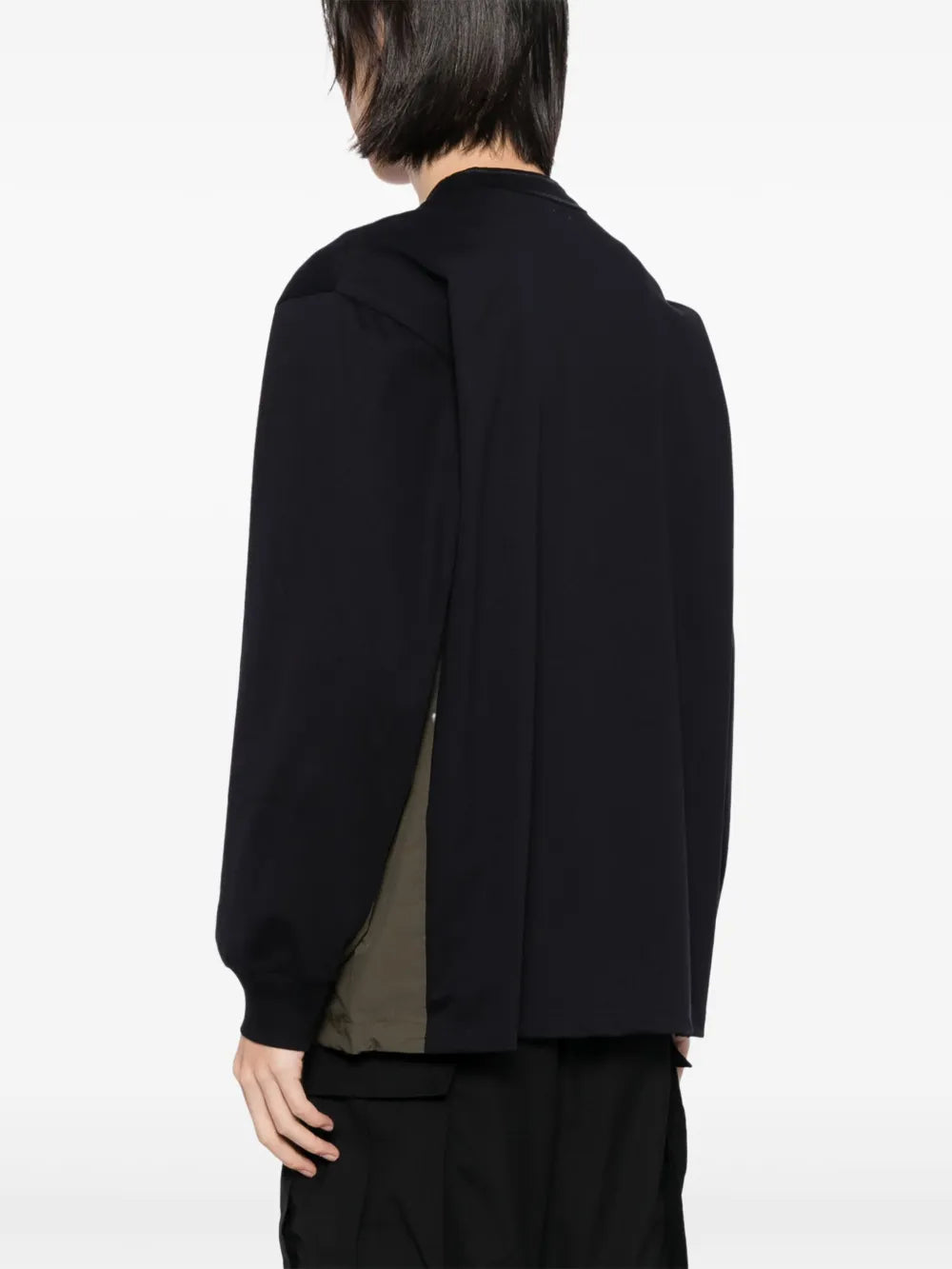 バイカラーロングスリーブTシャツ