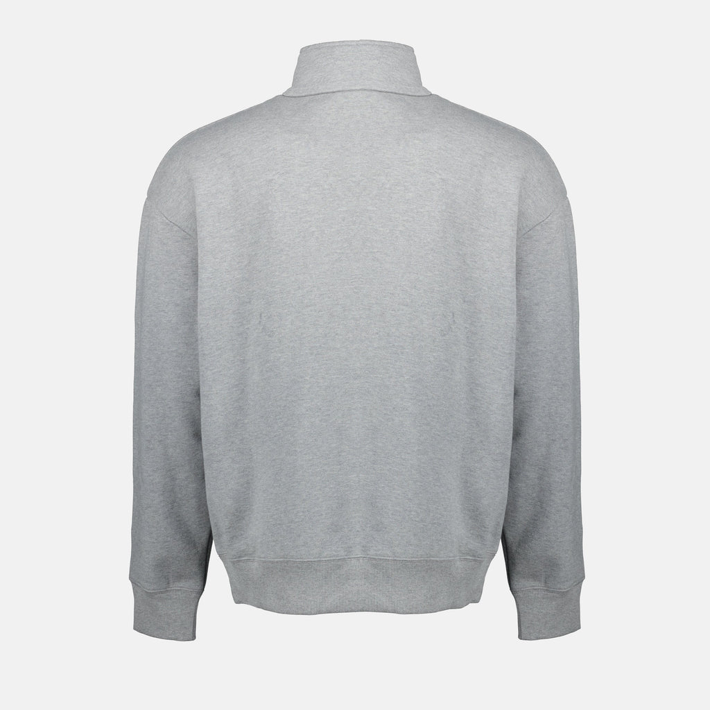 zip-up sweatshirt, grey sweatshirt, Dior clothing, men's casual wear, Spring-Summer collection