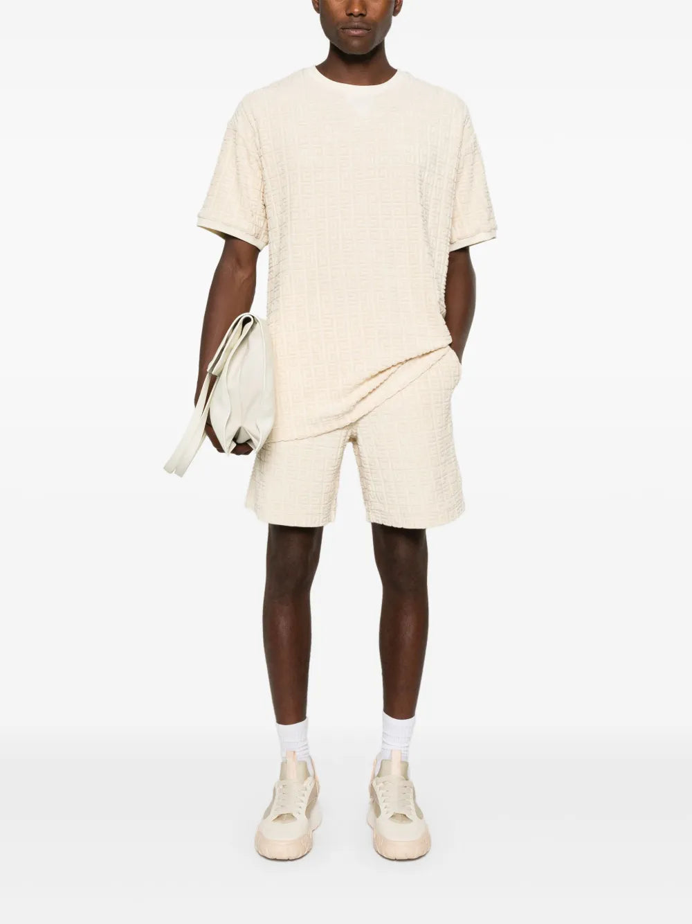 Short en Coton avec Logo Givenchy