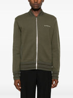 Image of Khaki Bomber Varsity Jacket by Givenchy for Men - Season Autumn-Winter 2024 - Detail View 1