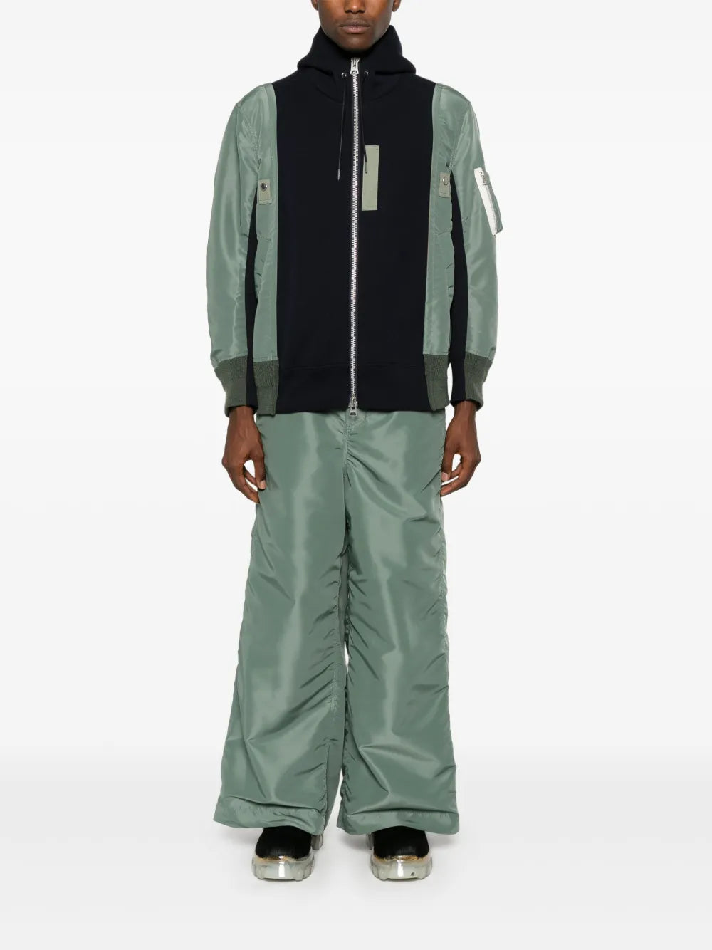 Two-Tone Bomber Jacket