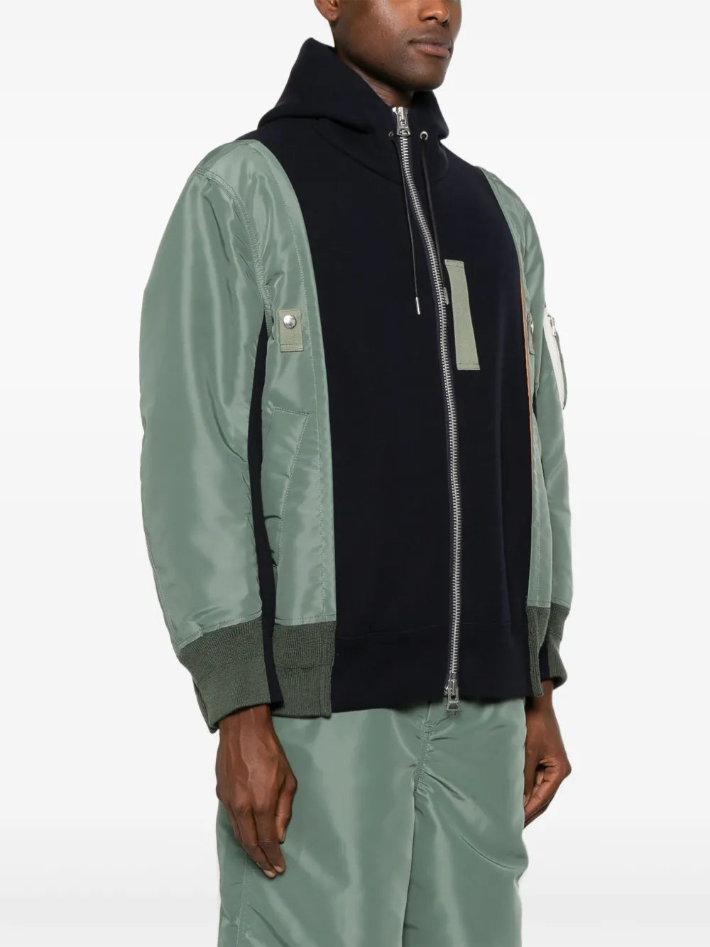 Two-Tone Bomber Jacket