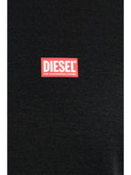 Imagen de la camiseta de algodón negro T-Miegor-K77 de Diesel para hombres - Temporada Primavera-Verano 2025 - Vista del modelo 4