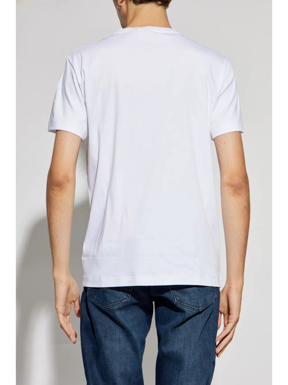 Image of White T-Miegor-K77 T-shirt by Diesel for Men - Season Spring-Summer 2025 - Model view 3