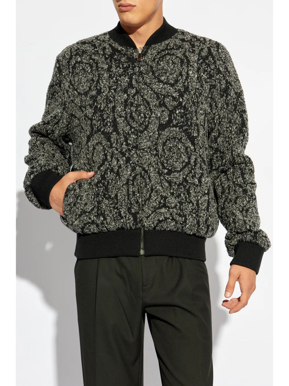 Reversible Barocco Bomber Jacket