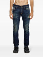 Image of Slim Fit Denim Jeans by Diesel for Men - Season Autumn-Winter 2024 - Detail View 1