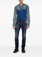 Image of Slim Fit Denim Jeans by Diesel for Men - Season Autumn-Winter 2024 - Back View