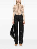 Bilde av Jersey Moon Top av Marine Serre for kvinner - Sesong Høst-Vinter 2025 - Modellvisning 1