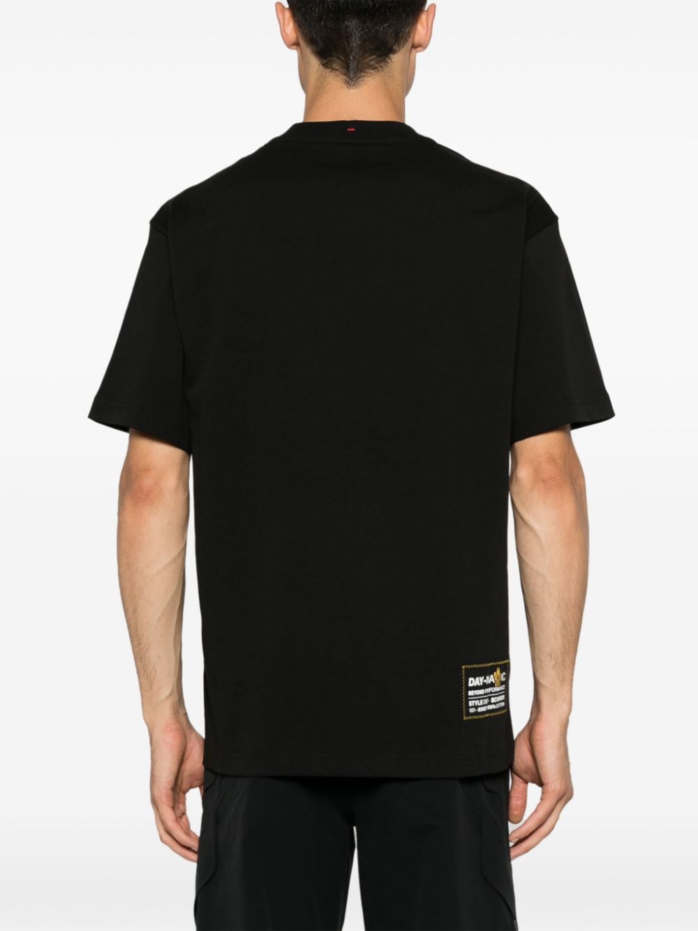 Moncler Grenoble T-shirt, black printed T-shirt, luxury casual wear, Autumn-Winter 2024, designer T-shirt