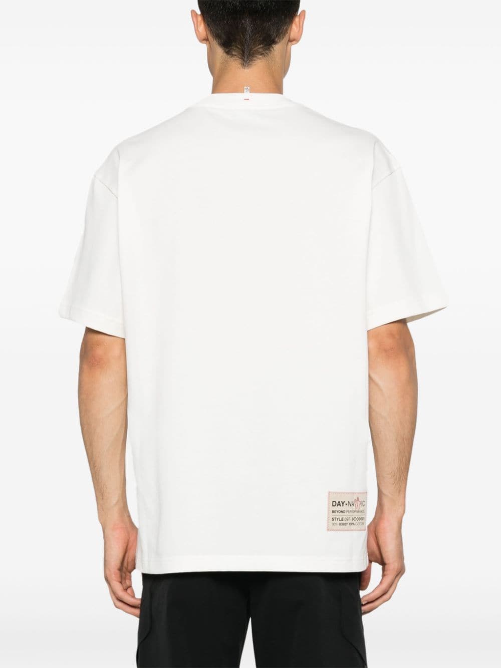 Moncler Grenoble T-shirt, White Printed T-shirt, Autumn-Winter 2024, Luxury Cotton T-shirt, High-end Fashion T-shirt