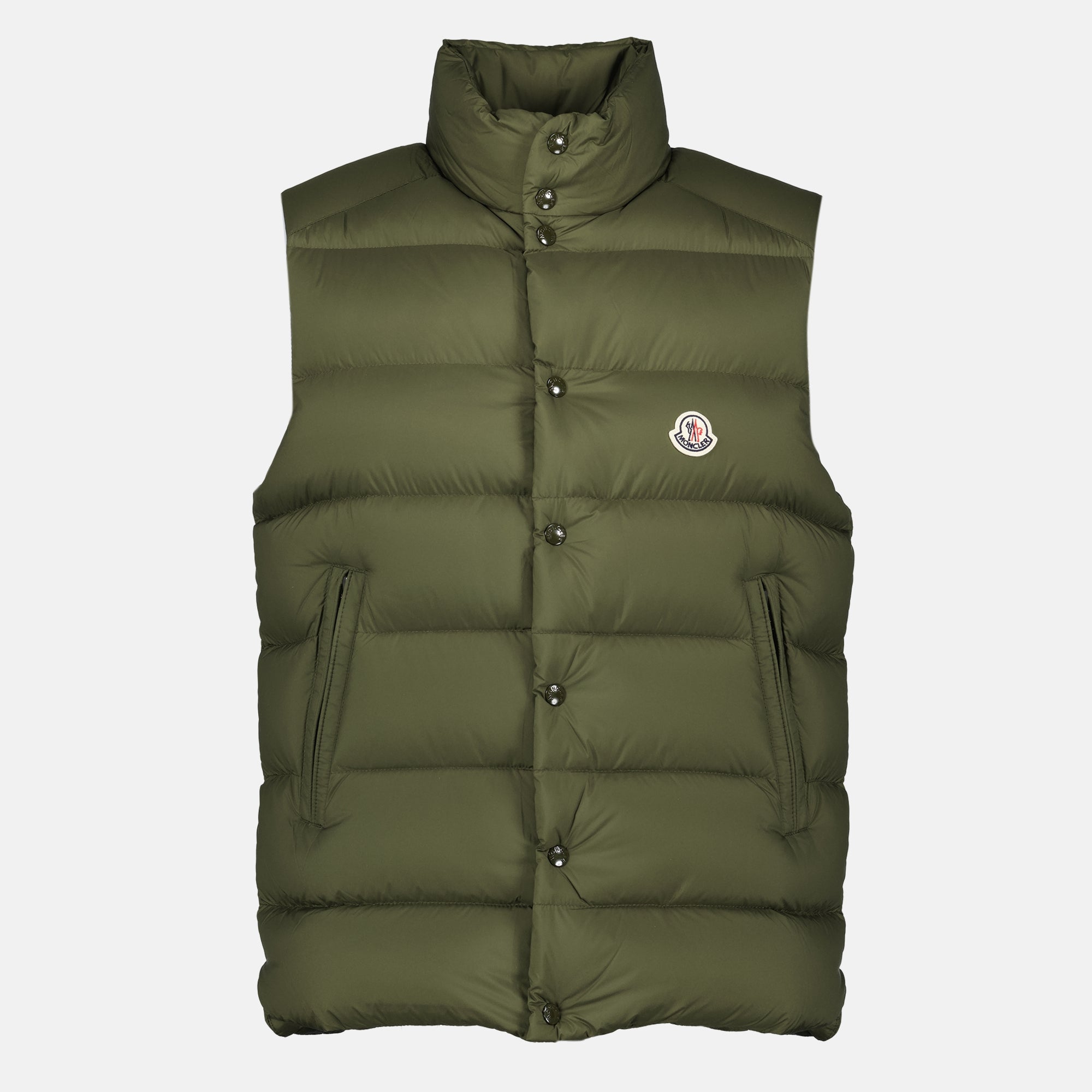 Tibb Kaki Sleeveless Puffer Vest