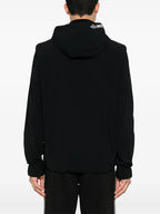 바이 매트리얼 블랙 재킷