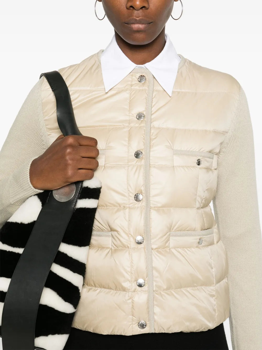 Cardigan Matelassé Beige