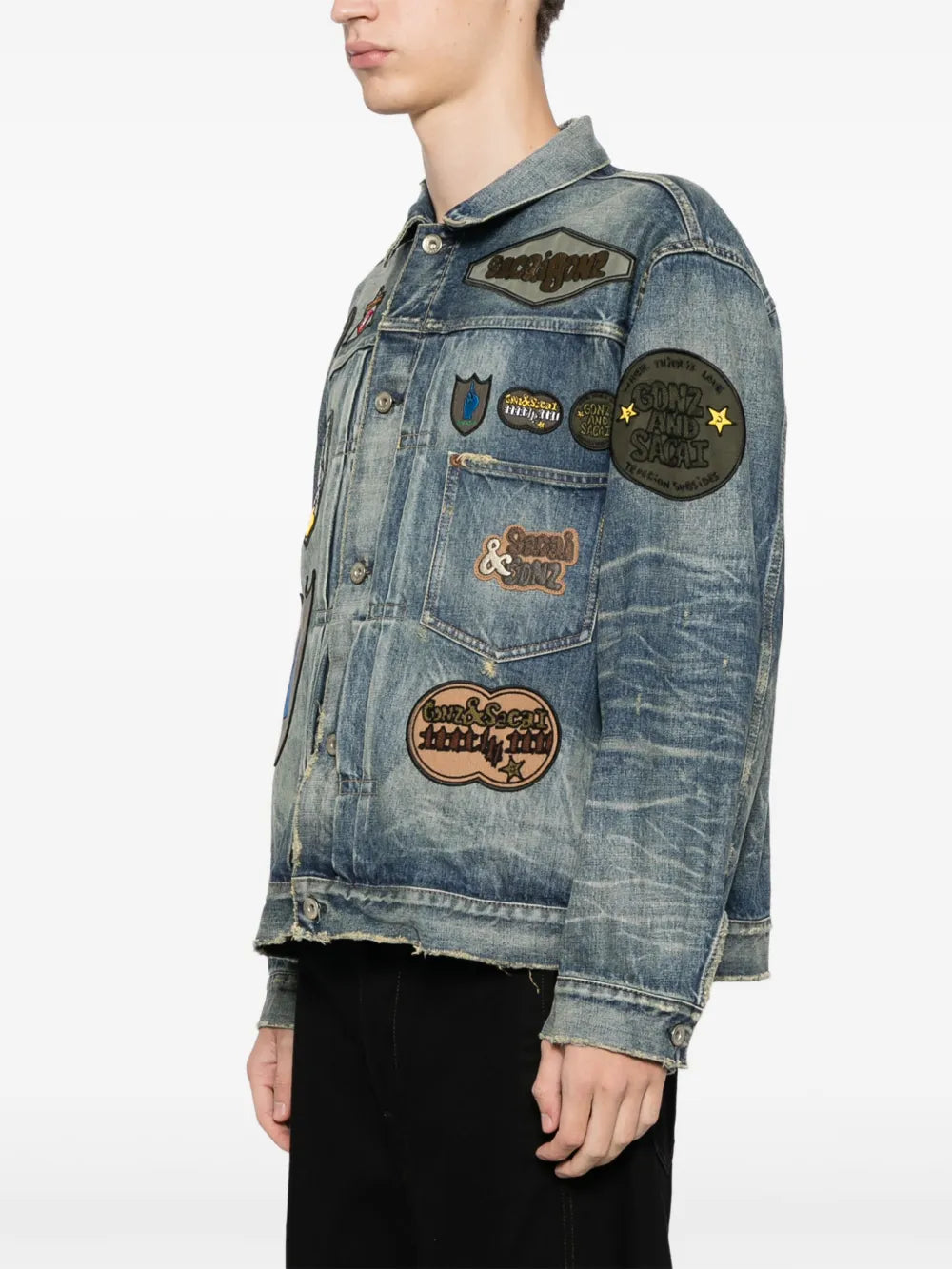 Timeless Blue Denim Jacket with Patches