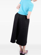 Image of Blue Short Sleeve Sweater by Prada for Women - Season Autumn-Winter 2024 - Model view 3