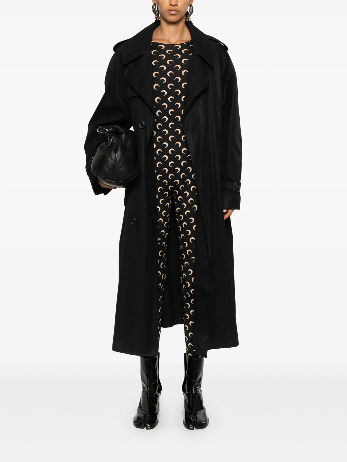 Image of Long Jersey Moon Jumpsuit by Marine Serre for Women - Season Autumn-Winter 2025 - Model View 1