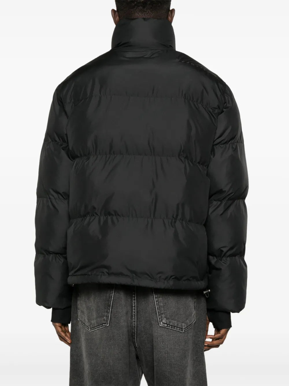 AC Black Puffer, Courrèges Jacket, Men's Outerwear, Autumn-Winter Fashion, Designer Puffer