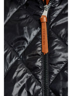 Quilted cape, Oversize fit, Black cape, Fall winter collection, Moncler cape