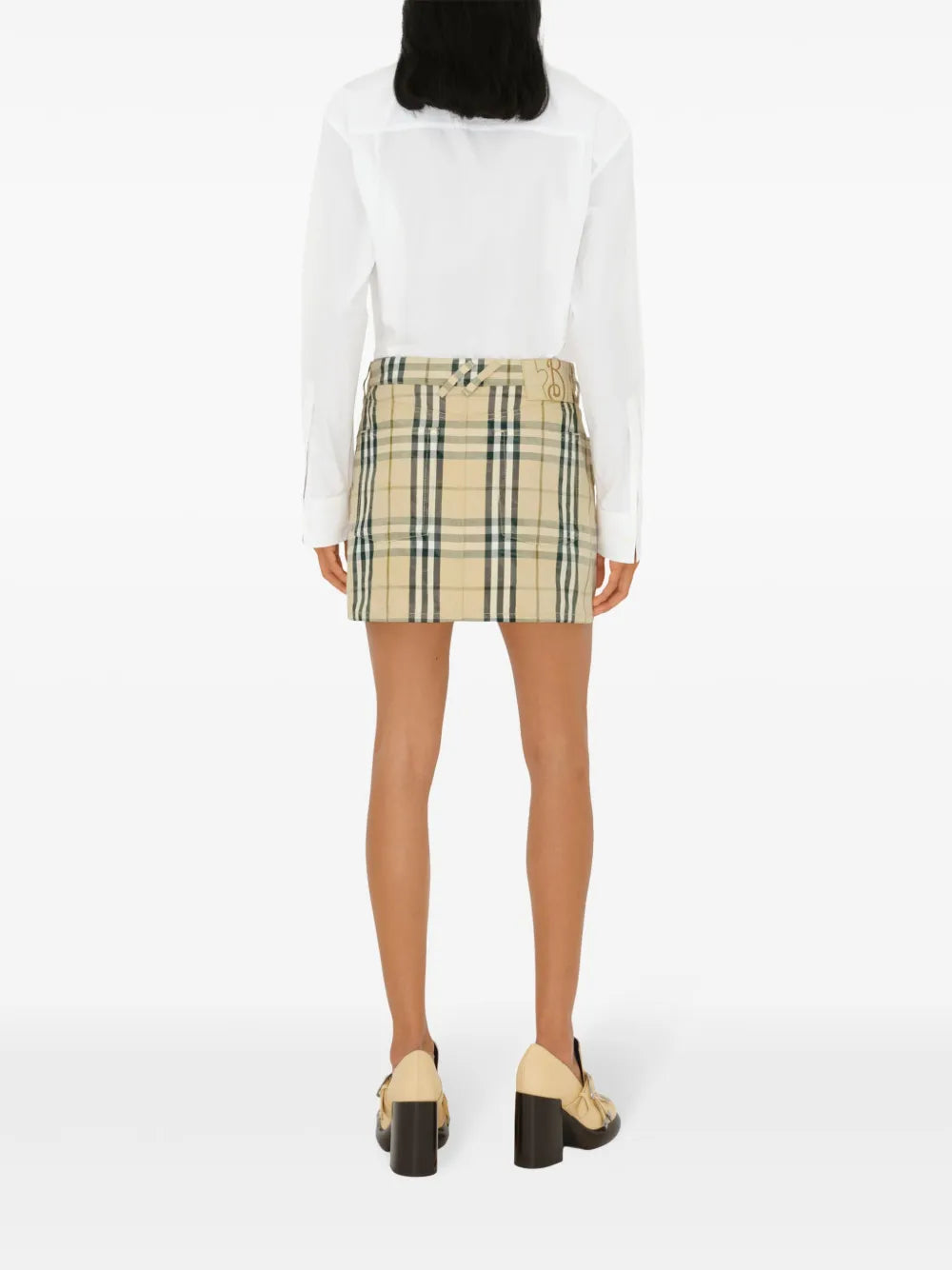 Cotton Skirts Vintage Burberry Mini Skirt Burberry Kids Checked