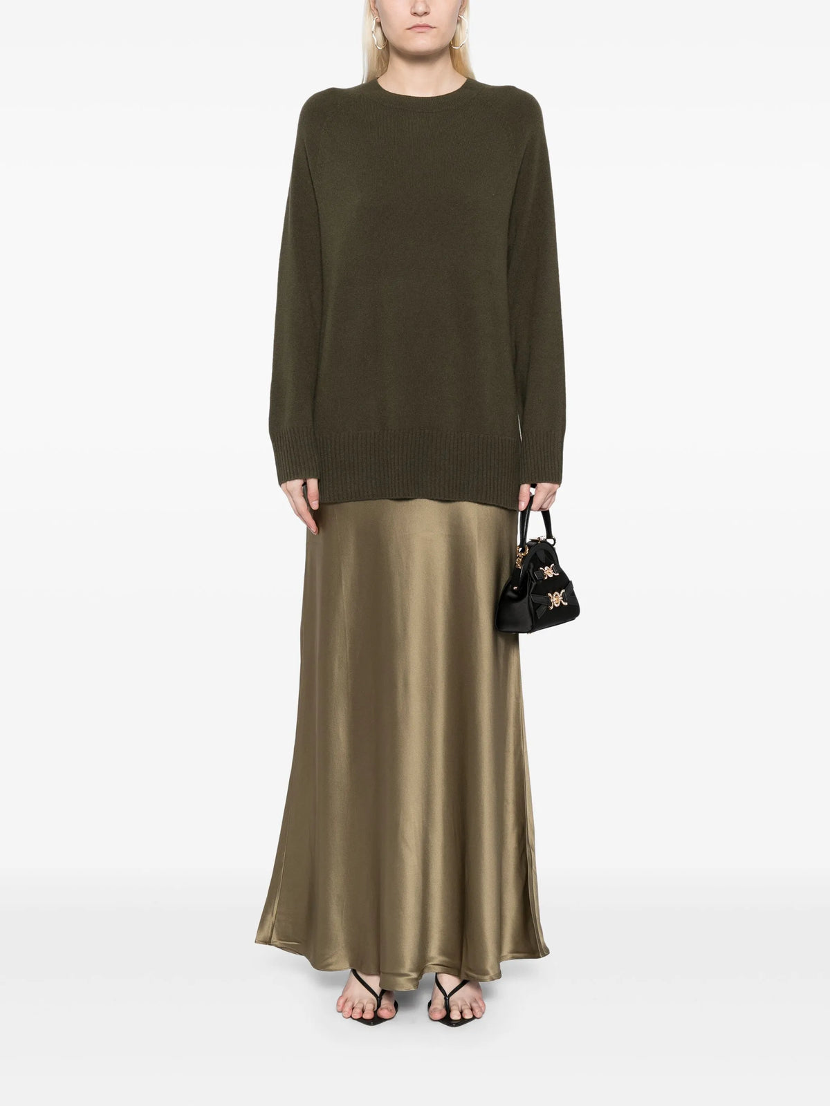 Image of Monument Long Dress by Christopher Esber for Women - Season Autumn-Winter 2026 - Model View 1