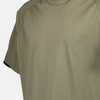Imagem de uma t-shirt verde de gola redonda da Sacai para homens - Temporada Primavera-Verão 2025 - Vista de Detalhe 5