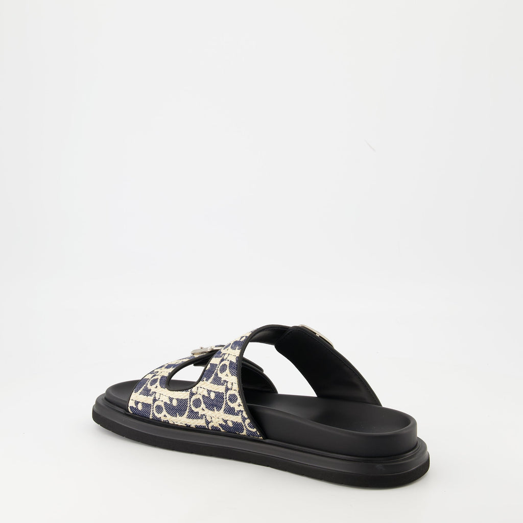 Dior Aqua Sandals, Dior footwear, calfskin sandals, technical fabric sandals, comfortable sandals