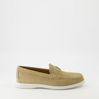 Image of Granville Beige Loafers by Dior for Men - Season Autumn-Winter 2025 - Right Side View