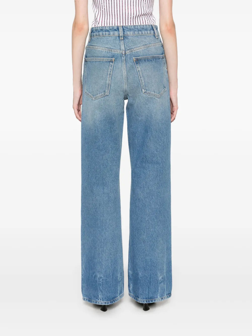 플레어 데님 진