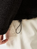 アンスラサイトグレーフリースジャケット