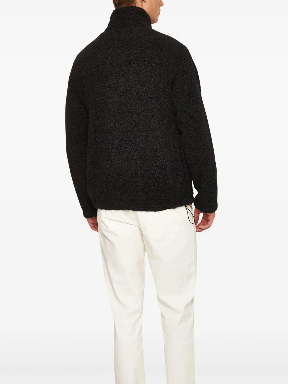 アンスラサイトグレーフリースジャケット